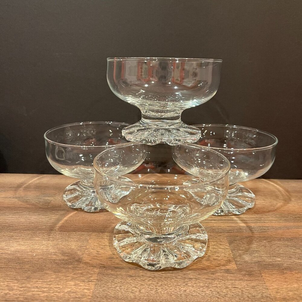 Crown Corning "Mirage" Dessert Dishes- 4